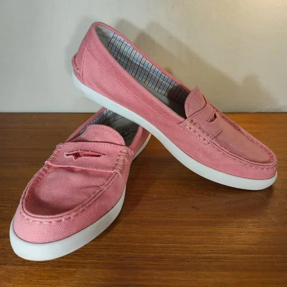 Cole Hann Women`s Grand OS Pink Penny Loafers (8.5) - Picture 5 of 12